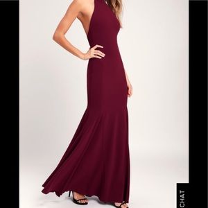 Lulu’s burgundy dress XS
